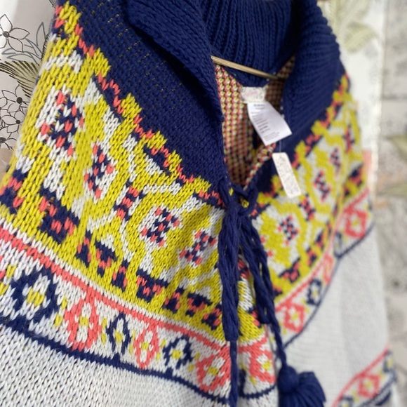 Free People High Life Fair Isle Poncho - Picture 2 of 4
